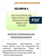 PENGENDALIAN MIKROORGANISME (Kelompok IV Kelas 17c)