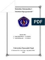 Distribusi Hipergeometrik