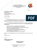 Letter For Checklist Fidelity Bonding BOT NCR