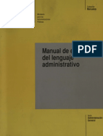 1990 - 320 - Manual de Estilo Del Lenguaje Administrativo