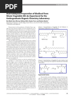 Download Acid-Catalyzed Preparation of Biodiesel from Waste Vegetable Oil by RommelGalvan SN44749984 doc pdf