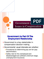 Government and Legal Issues in Compensation