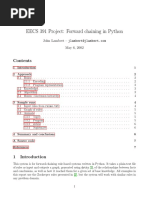 Forward Chaining in Python