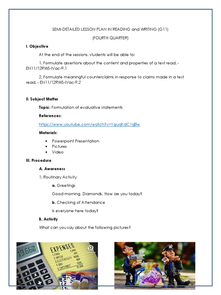 COT Reading and Writing PDF Author Books