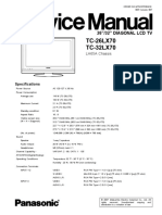 Panasonic tc-26 32lx70 Lh65a PDF
