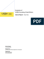 Evaluation of Griffith Secondary School Reform, interim report, January 15, 2020