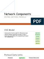 1.1.1 Network Components Routers Switches Firewalls