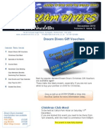 Dream Divers December 2010 Newsletter