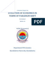 Evolution of Economicsin Terms of Paradigm Shift PDF