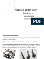 Sewing Machine Attachment - Mansi, Khushi
