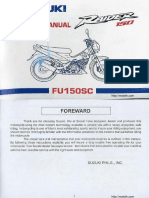 Suzuki Raider R150 Owners Manual