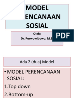 Model Perencanaan Sosial