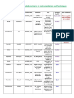 ASI2020 Instrumentation and Techniques