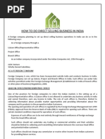 OBR Application for Overseas Office Setup | PDF | Reserve Bank Of India ...