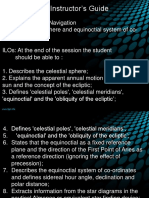 2.celestial Sphere and Equinoctial System of Co-Ordinates