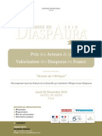 Presentation Diaspaura 2010 Nov10