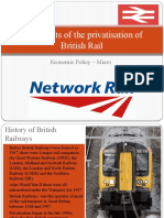 The Privatisation of Japanese National Railways Railway
