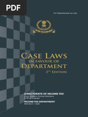 Case Laws In Favour Of Department Second Edition Pdf Pdf