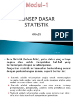 Modul 1a. DASAR STATISTIK