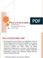 Balanced Scorecard: Presented by Mohammadzuber Patel MBA090794024