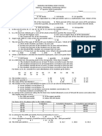 Math 10 4th Quarter Examination