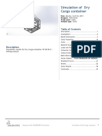 Dry Cargo container-Static analysis report