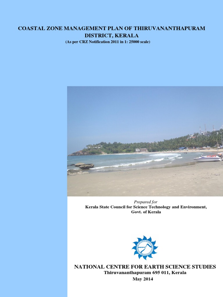 Draft Coastal Zone Management Plan of Thiruvananthapuram District PDF PDF