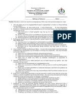 EsP Second Quarter Exam 7 10 PDF
