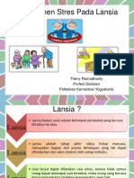 Manajemen Stres Pada Lansia