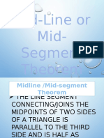 Midline Theorem of Triangle