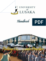 Handbook LUSAKA UNIVERSITY PDF