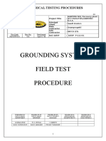Grouding System Field Test Procedure