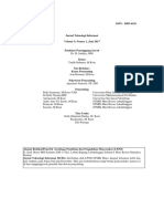 Jurnal Teknologi Informasi. Volume 9, Nomor 1, Juni Pembina - Penanggung Jawab Dr. H. Sardiyo, MM. Ketua Taufik Rahman, M.Kom