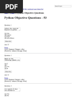 Python Objective Questions For Beginners - CppBuzz