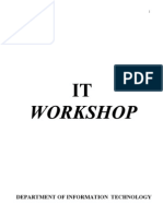 IT Work Shop Manual