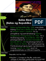 Batas Rizal-Mary Grace L. Estero. IV BSE 2 Math