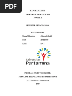 Modul 5 Praktikum Mekanika Fluida 1 Givson Gabriel Universitas Pertamina