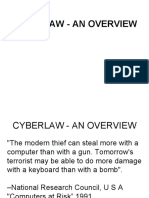 Cyberlaw - An Overview