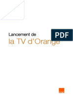 Communique de Presse TV Orange