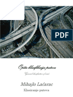 Opšta Klasifikacija Puteva General Classification of Roads