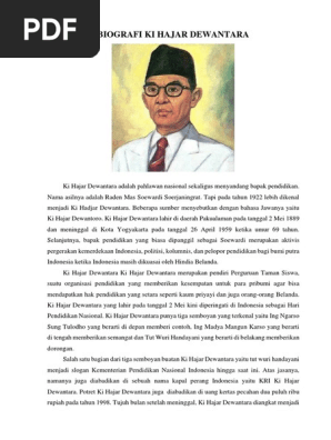 Biografi Ki Hajar Dewantara Bahasa Sunda Gambaran