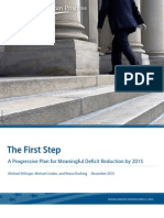 The First Step: A Progressive Plan For Meaningful Deficit Reduction by 2015