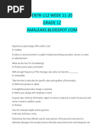 Applied Economics Week 20 Only Pdf Goods Employment