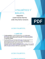 Acido Palmítico y Málico