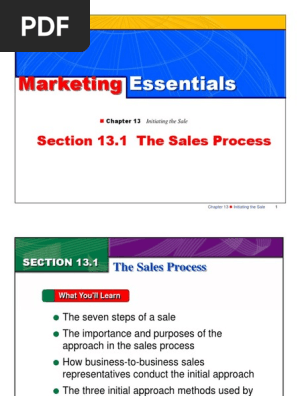 sales process