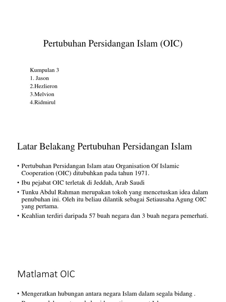 Pertubuhan Persidangan Islam