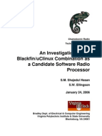Blackfin-uClinux Software Defined Radio