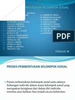 Proses Pembentukan Kelompok Sosial