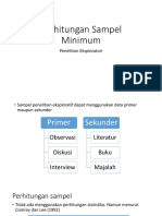 Perhitungan Sampel Minimum.pptx