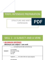 TOEFL DAY 2 (Structure)